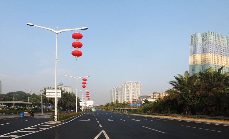 回到了深圳 深圳的候鸟们腾空了深南大道
