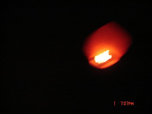 空中的天灯