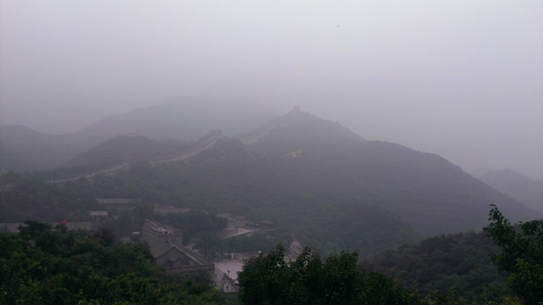 算是很幸运，这几天一直阴天。